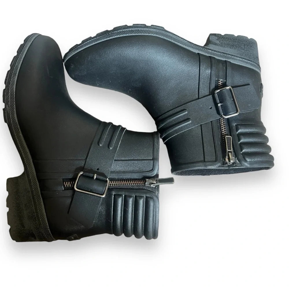 SPERRY AERIAL BECK WATERPROOF RAINBOOTS Black MOTO
